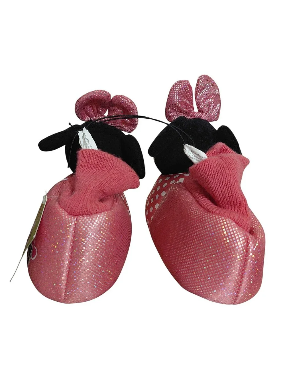 Disney Minnie Mouse Toddler Girls' Plush Slippers